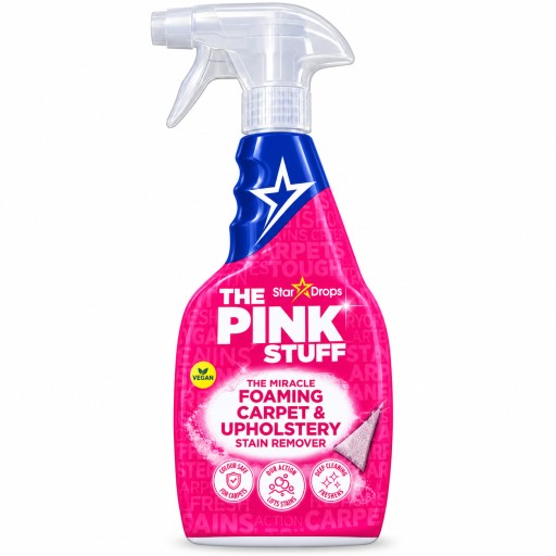 بخاخ ذا بينك ستف الرغوي لإزالة بقع السجاد والمفروشات The Pink Stuff The Miracle Foaming Carpet & Upholstery Stain Remover