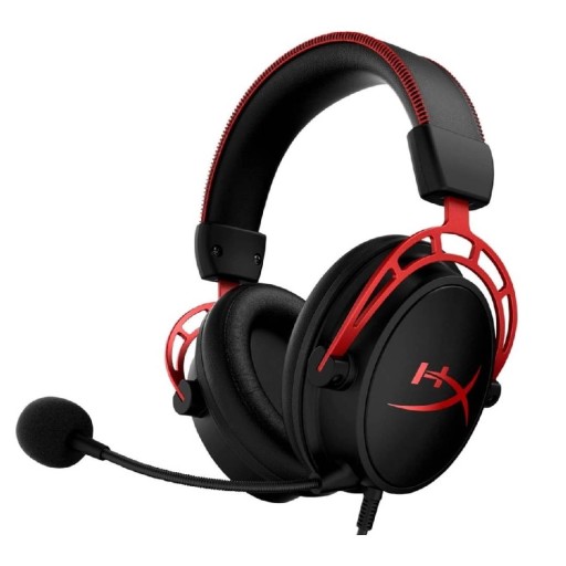 سماعة الألعاب السلكية HyperX Cloud Alpha – أحمر HyperX Cloud Alpha Wired Gaming Headset – Red