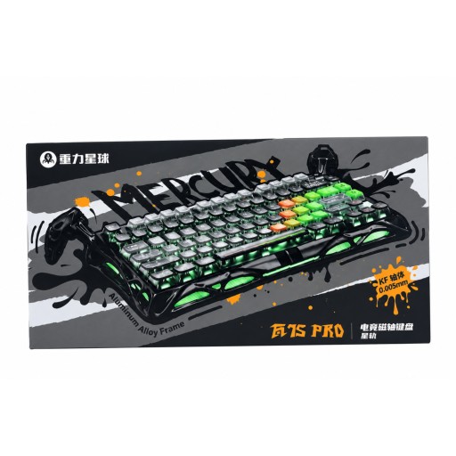 وحة مفاتيح Gravastar GS-V75 Pro PC – Energy Grey (EGRY) Gravastar GS-V75 Pro PC Keyboard – Energy Grey (EGRY)