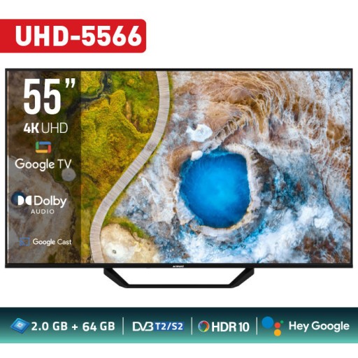 تلفزيون نيوال بحجم 55 بوصة 4K Ultra HD Google TV Newal 55-Inch 4K Ultra HD Google TV