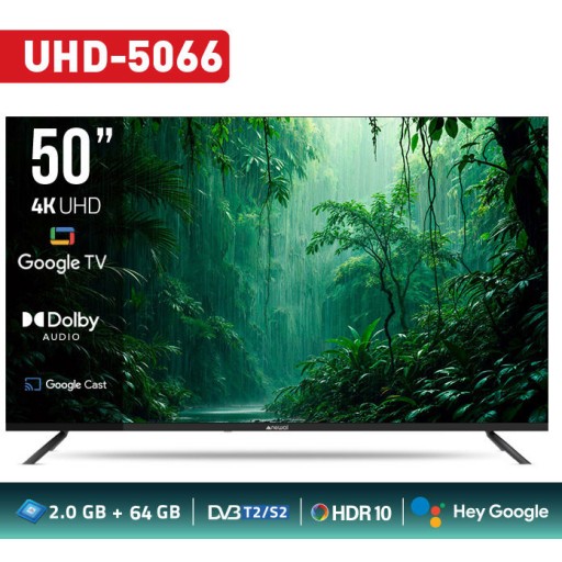 تلفزيون نيوال بحجم 50 بوصة 4K Ultra HD Google TV Newal 50-Inch 4K Ultra HD Google TV