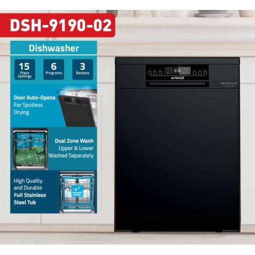 غسالة صحون نيوال بسعة 15 شخص Newal 15-Place Settings Dishwasher