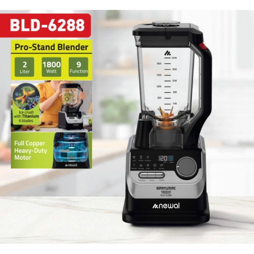خلاط كهربائي احترافي نيوال سعة 2 لتر بقوة 1800 واط Newal 2L Pro-Stand Blender 1800W