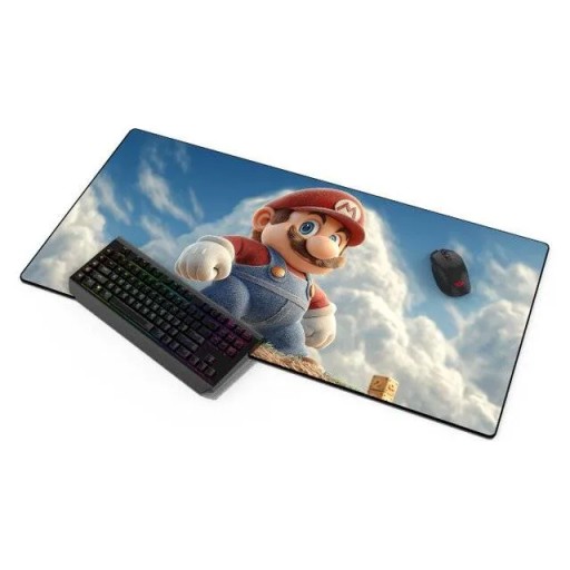 Mouse Pad Super Mario Mouse Pad Super Mario 90cm*45cm*3mm size: 90cm*45cm*3mm