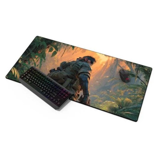 Mouse Pad Metal Gear Solid Snake Eater Mouse Pad Metal Gear Solid Snake Eater 90cm*45cm*3mm size: 90cm*45cm*3mm