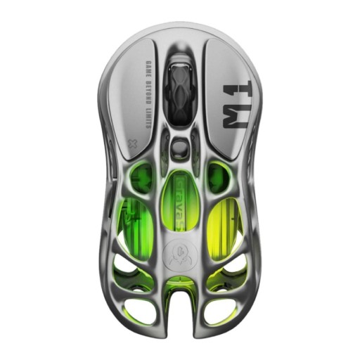 ماوس ألعاب جرافا ستار GraVaStar Mercury M1 Pro بـ 5 أزرار ثلاثي الوضع – فضي GraVaStar Mercury M1 Pro Gaming Mouse - 5 Buttons - Tri Mode - Silver