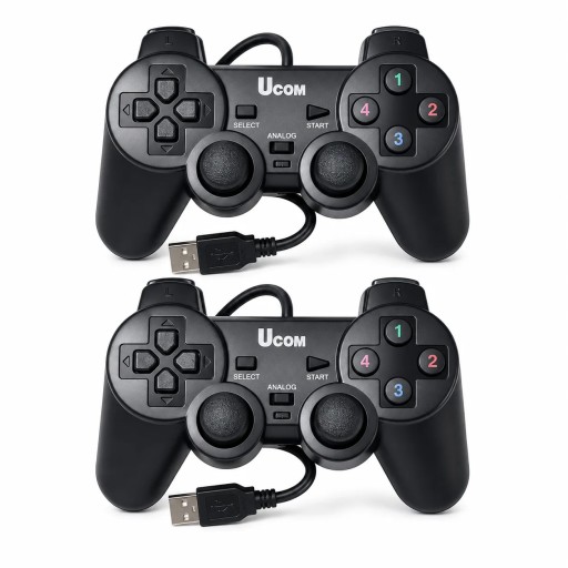جوستك زوجي للكمبيوتر USB  جوستك بلي 4 جوستك زوجي للكمبيوتر USB