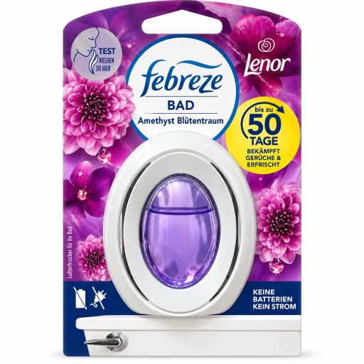 معطر حمام فيبريز برائحة Amethyst Blütentraum من لينور Febreze BAD – Amethyst Blütentraum with Lenor