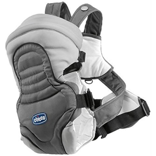 حمالة أطفال مريحة وآمنة متعددة الوضعيات من Chicco (رمادي) Chicco Ergonomic Multi-Position Baby Carrier (Grey)