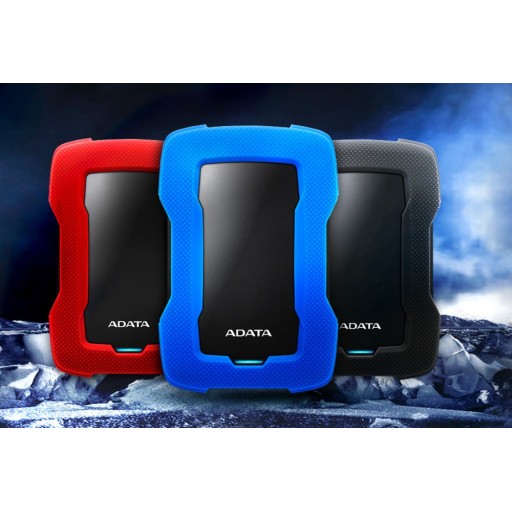 ADATA HD330 External Hard Drive هارد خارجي بسعة 1TB ADATA HD330 External Hard Drive USB 3.2 Durable Shockproof Silicone Protective Rugged Design - 1TB