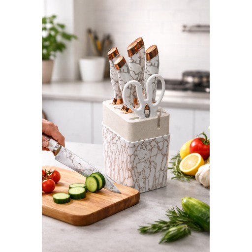 طقم سكاكين مطبخ موديل Z-406 Kitchen Knife Set Z-406