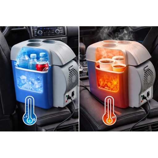 ثلاجة سيارة الكترونية محمولة Portable Car Electric Refrigerator