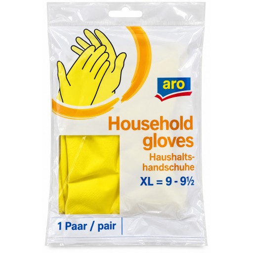 قفازات تنظيف منزلية Aro – مقاس xl Aro Household Gloves / Haushaltshandschuhe