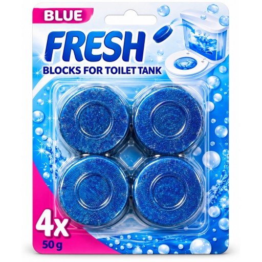 أقراص تنظيف وتعطير خزان المرحاض Blue Fresh Blue Fresh Blocks for Toilet Tank