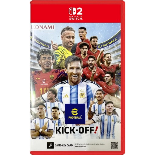 شريط/لعبة إي فوتبول كيك أوف لجهاز نينتندو سويتش 2 DOBE eFootball NS2 Kick-Off Game Card / Accessory - Model TY-5233