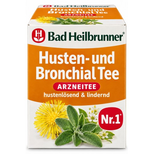 شاي السعال والشُعب الهوائية الطبي Bad Heilbrunner Cough & Bronchial Herbal Tea