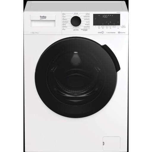 غسالة بيكو جانبي  12 كيلو ابيض Beko 12kg Front-Load Washing Machine - White