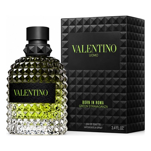 فالنتينو أومو بورن إن روما غرين سترفاغانزا – أو دو تواليت – للرجال Valentino Uomo Born In Roma Green Stravaganza – Eau de Toilette – For Men