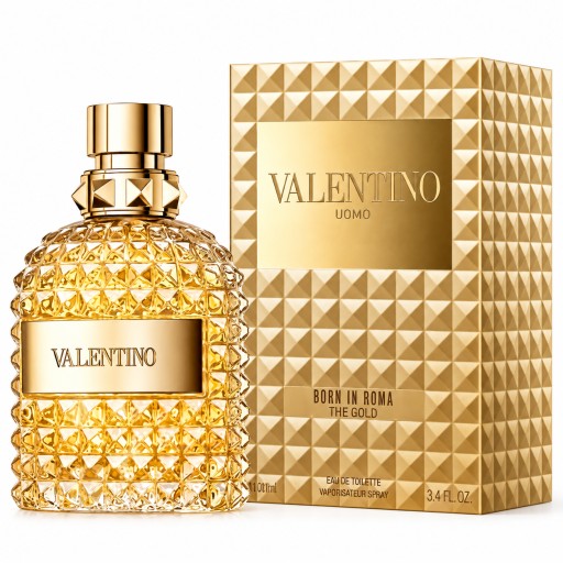 فالنتينو أومو بورن إن روما ذا غولد – أو دو تواليت – للرجال Valentino Uomo Born In Roma The Gold – Eau de Toilette – For Men