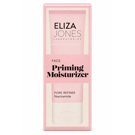 مرطب وبرايمر للوجه لتقليل مظهر المسام بالنياسيناميد Eliza Jones Face Priming Moisturizer – Pore Refiner with Niacinamide