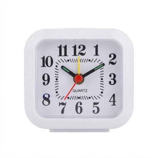 منبه Rest.aer ابيض بتصميم أنيق وعملي Rest.aer white alarm clock with a stylish and practical design
