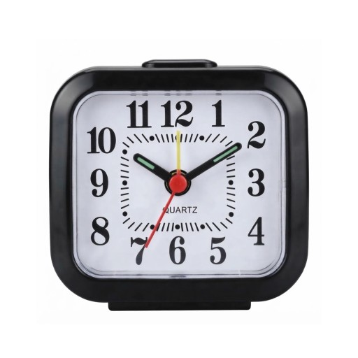 منبه Rest.aer اسود بتصميم أنيق وعملي Rest.aer black alarm clock with a stylish and practical design