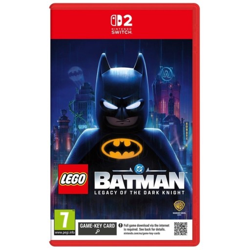بطاقة لعبة ليجو باتمان ليجاسي أوف ذا دارك نايت لجهاز نينتندو سويتش 2 (LEGO Batman: Legacy of the Dark Knight - Nintendo Switc LEGO Batman: Legacy of the Dark Knight Game-Key Card for Nintendo Switch 2
