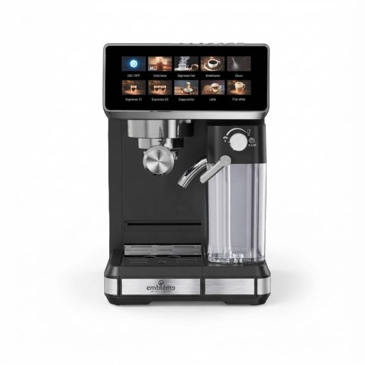 ماكينة قهوة إمبليوم الاحترافية 3 في 1 EMBLEME EM-ECM 3-in-1 Coffee