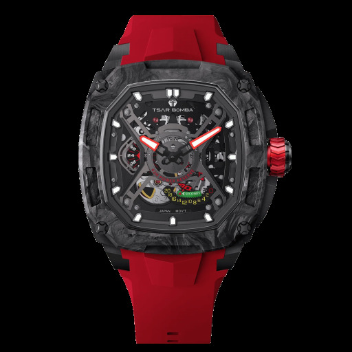 ساعة رجالية دارك ماتر تسار بومبا Tsar Bomba Men's Dark Matter Watch (TB8605-01)