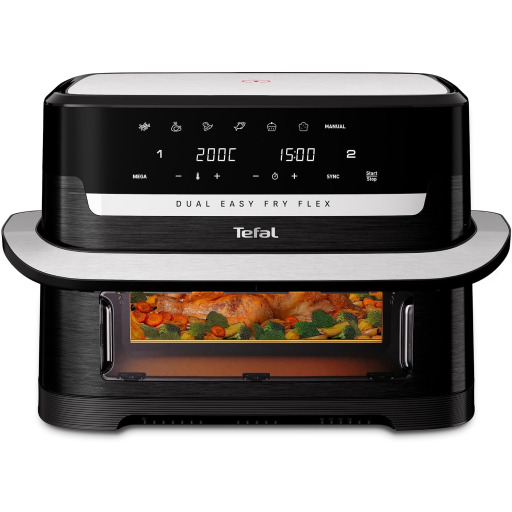 قلاية هوائية تيفال دوال فليكس 9 لتر Tefal Dual Flex 9L Air Fryer