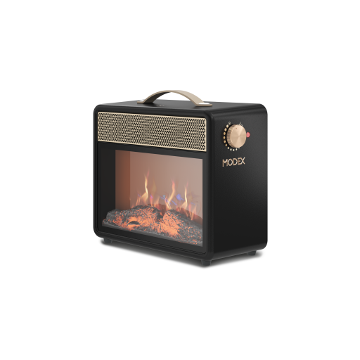 مودكس FHR5000 سخان لهب كهربائي - تصميم ريترو LED بقوة 1800 واط Modex FHR5000 Flame Heater - Retro-Style LED Flame 1800W