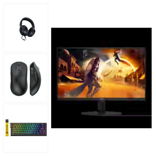 شاشة AOC 27G4E + باقة (4 منتجات) Aoc 27G4E 27 Inch 180Hz 0.5Ms FHD FAST IPS Gaming Monitor + Bundle (4 items)