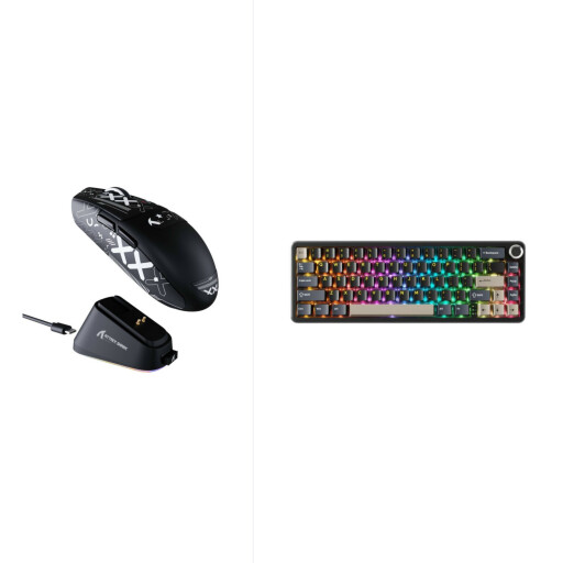 ATTACK SHARK X66 Wireless Mechanical Keyboard  - Starry Black + ATTACK SHARK G3 Tri-mode Wireless Black Gaming Mouse ATTACK SHARK X66 Wireless Mechanical Keyboard - Starry Black + ATTACK SHARK G3 Tri-mode Wireless Black Gaming Mouse