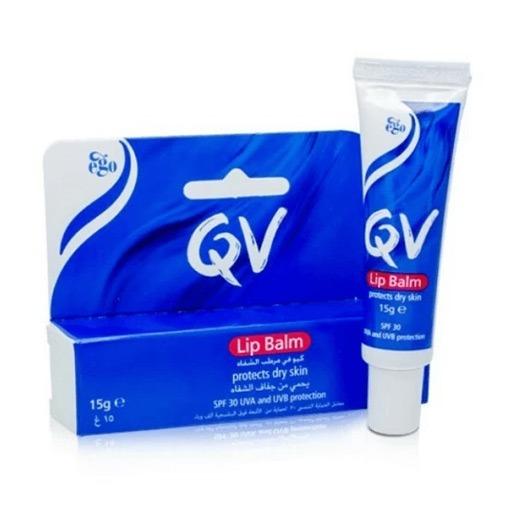 QV Lip Balm SPF30 مرطب شفاه مع عامل حماية من الشمس