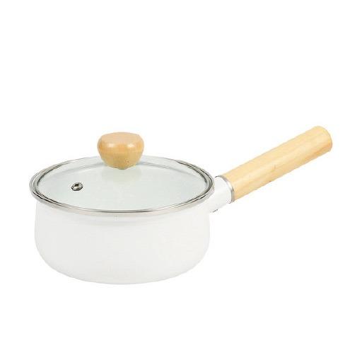 قدر مع غطاء زجاجي IH Compatible One-Handle Pan 15 CM 