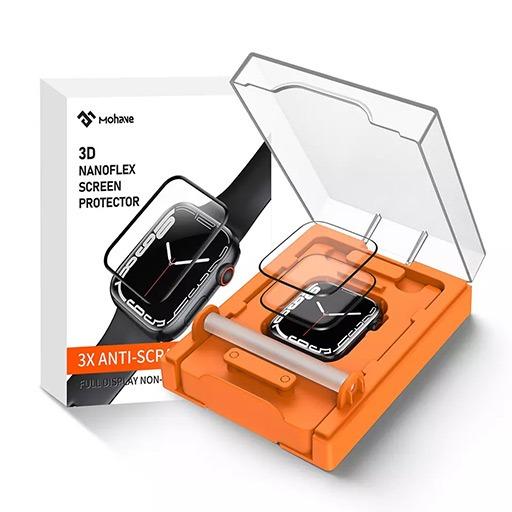  لصقة حماية شاشة ابل واتش Transparent Screen Protector for Apple Watch Series 8 45mm with Installation Kit