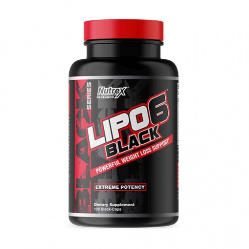 Lipo-6 Black Extreme Potency حبوب لايبو 6 الحارقة للدهون بتركيز مضاعف