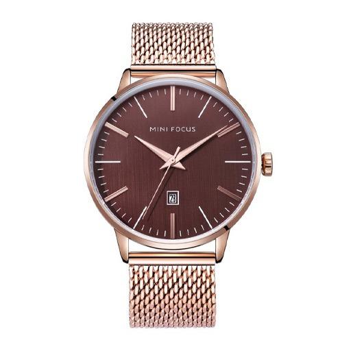 Mf0115 Mesh Steel Band Men's Watch ساعة رجالية