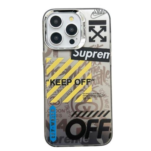 كفر هاتف من الأكريليك الكريستالي لأجهزة الآيفون Luxury Electroplated Crystal Acrylic Mobile Phone Case