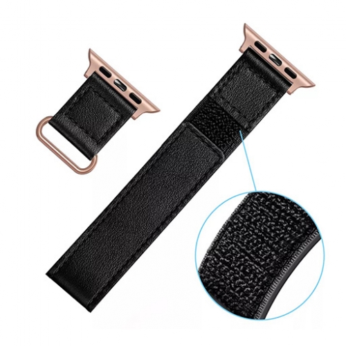 سوار جلد لساعة ابل واتش Apple Watch Band Soft Leather Suitable for Sport 44/45/46/49mm