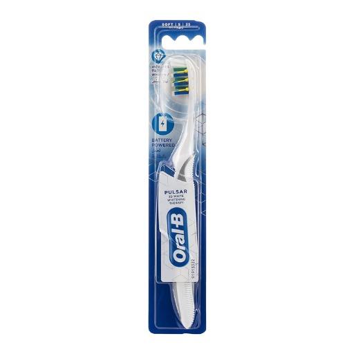 فرشاة اسنان تعمل بالبطارية Soft Pulsar 3D White Whitening Therapy Toothbrush