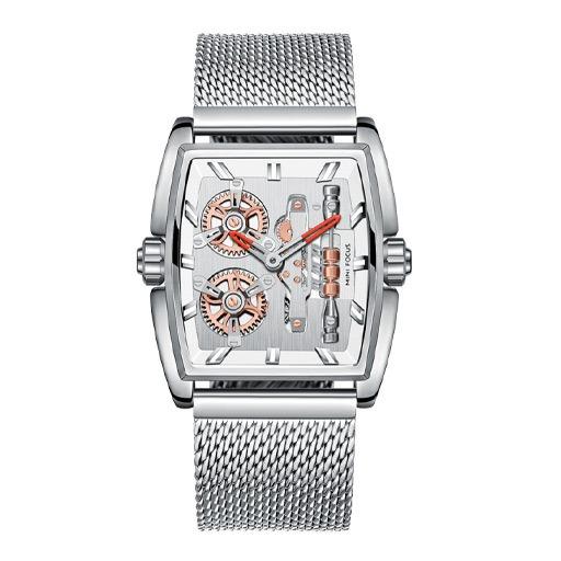 ساعة رجالية Mf0322 Mesh Steel Band Mens Watch