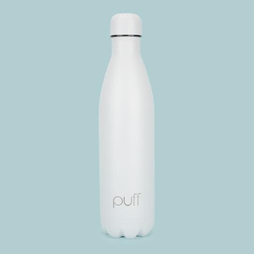 قنينة معدنية حافظة للحرارة Puff Matte White Bottle 750ml