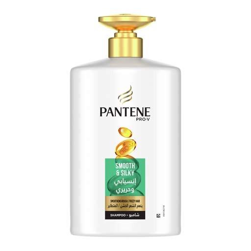 شامبو لشعر انسيابي وحريري Pantene Pro-V Smooth & Silky With UV Protection Shampoo