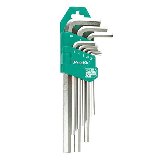 Long Arm Hex Key Set سيت مفاتيح النكي