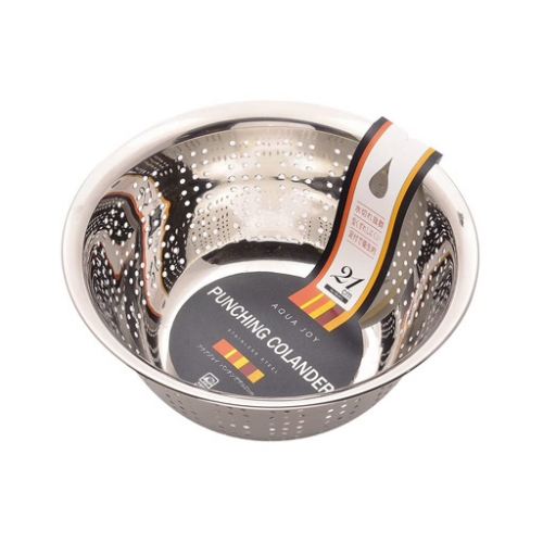 مصفاة معدنية Stainless Steel Punching Strainer 21 cm 