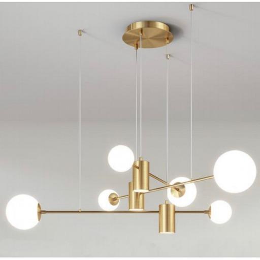 Glass Balls Chandelier With 6 Lights ثريا