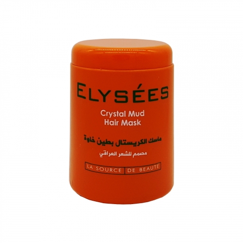 ماسك كريستال دايموند معالج للشعر حجم 1000 مل ELYSEES CRYSTAL MUD HAIR MASK 1000 ML