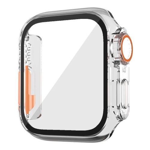 كفر ولصقة حماية لساعة آبل Apple Watch 38mm/40mm/41mm Protective Transparent Case with Screen Protector 
