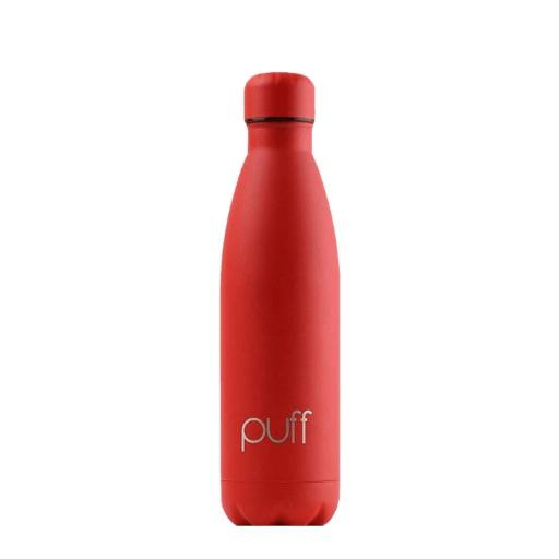قنينة معدنية حافظة للحرارة Puff Matte Red Bottle 500ml